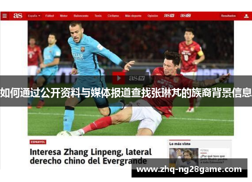 如何通过公开资料与媒体报道查找张琳芃的族裔背景信息