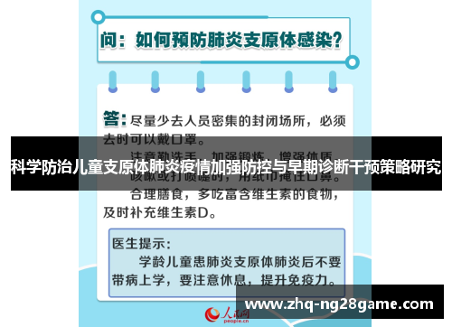 科学防治儿童支原体肺炎疫情加强防控与早期诊断干预策略研究